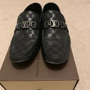 Louis Vuitton loafers - scuffed in front